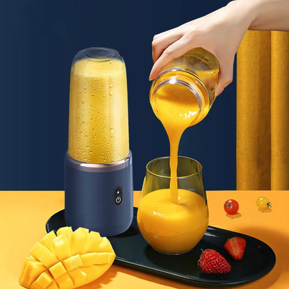 BlendBurst Personal Fruit Juicer with 6 Blades & USB Recharge